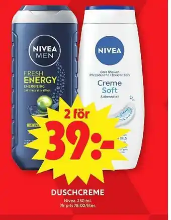 ICA Maxi NIVEA Duschcreme erbjuda