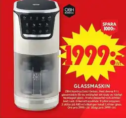 ICA Maxi OBH Nordica Glassmaskin erbjuda