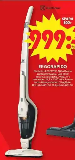 ICA Maxi Electrolux Ergorapido erbjuda
