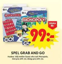 ICA Maxi Spel grab and go erbjuda