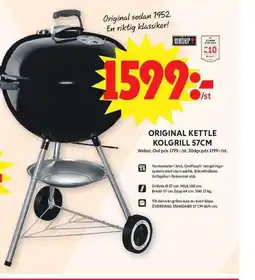 ICA Maxi Weber Original kettle kolgrill erbjuda