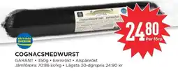 Willys GARANT Cognacsmedwurst erbjuda
