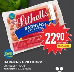Willys Lithells Barnens grillkorv erbjuda