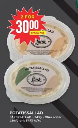 Willys Potatissallad erbjuda