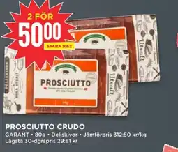 Willys GARANT Prosciutto crudo erbjuda