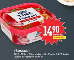 Willys TINE Färskost erbjuda