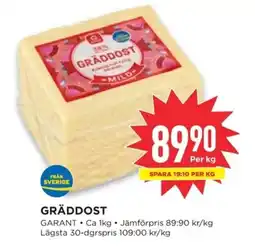Willys GARANT Gräddost erbjuda