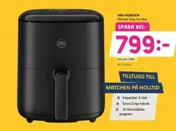 Elon OBH NORDICA Airfryer Easy Fry Max, Medlemspris erbjuda