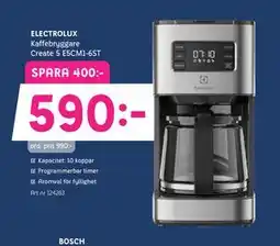 Elon ELECTROLUX Kaffebryggare Create 5 E5CM1-6ST erbjuda