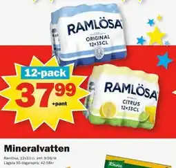 Pekås Mineralvatten erbjuda