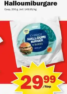 Pekås Halloumiburgare erbjuda