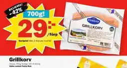 Pekås Grillkorv, Medlemspris erbjuda