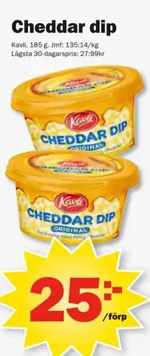Pekås Cheddar dip erbjuda