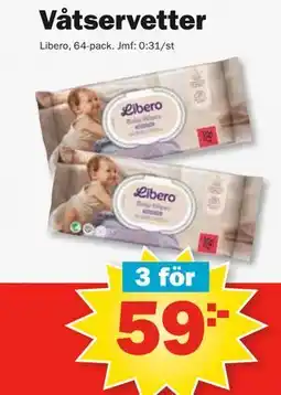 Pekås Våtservetter erbjuda