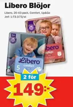 Pekås Libero Blöjor erbjuda