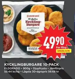 Willys KYCKLINGBURGARE 10-PACK erbjuda