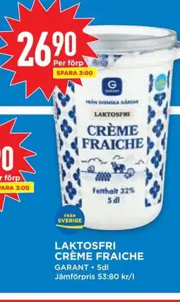 Willys LAKTOSFRI CRÈME FRAICHE erbjuda