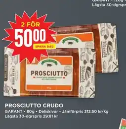 Willys PROSCIUTTO CRUDO erbjuda