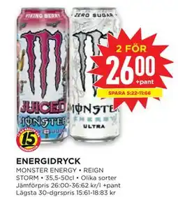 Willys ENERGIDRYCK erbjuda