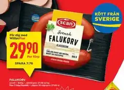 Willys FALUKORV, Medlemspris erbjuda