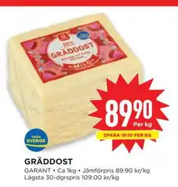 Willys GRÄDDOST erbjuda
