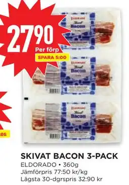 Willys SKIVAT BACON 3-PACK erbjuda
