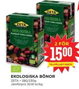 Willys EKOLOGISKA BÖNOR erbjuda