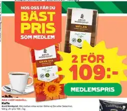 Coop Daglivs Kaffe, Medlemspris erbjuda