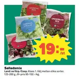 Coop Daglivs Salladsmix erbjuda