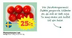 Coop Daglivs Plommontomater i ask erbjuda