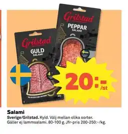 Coop Daglivs Salami erbjuda