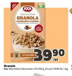 Coop Daglivs Granola erbjuda