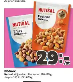 Coop Daglivs Nötmix erbjuda
