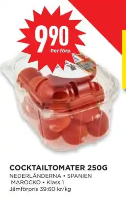 Willys Hemma COCKTAILTOMATER 250G erbjuda