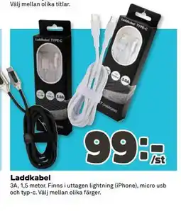 Coop Daglivs Laddkabel erbjuda