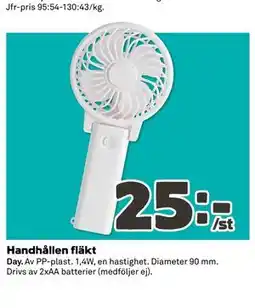 Coop Daglivs Handhållen fläkt erbjuda