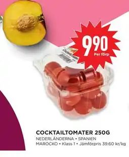 Willys Hemma COCKTAILTOMATER 250G erbjuda