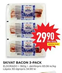 Willys Hemma SKIVAT BACON 3-PACK erbjuda