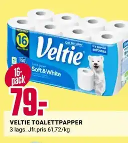 ÖoB VELTIE TOALETTPAPPER erbjuda