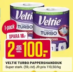 ÖoB VELTIE TURBO PAPPERSHANDDUK erbjuda
