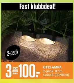 ÖoB UTELAMPA, Medlemspris erbjuda