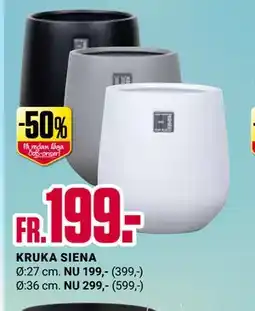 ÖoB KRUKA SIENA erbjuda