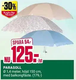 ÖoB PARASOLL erbjuda