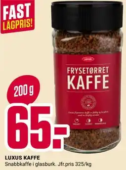 ÖoB LUXUS KAFFE erbjuda