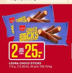 ÖoB LEONA CHOCO STICKS erbjuda
