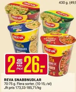 ÖoB REVA SNABBNUDLAR erbjuda