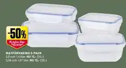 ÖoB MATFÖRVARING 2-PACK erbjuda