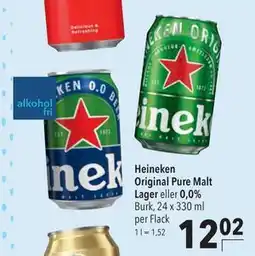 Citti Heineken Original Pure Malt Lager eller 0,0%, EUR 12.02 erbjuda