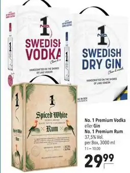 Citti No. 1 Premium Vodka eller Gin, EUR 29.99 erbjuda