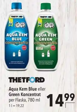 Citti THETFORD Aqua Kem Blue eller Green Koncentrat, EUR 14.99 erbjuda